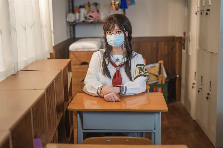啊日日_Ganlory放课后少女 | 清新可爱JK风COS作品魅力-ACGAI艺图