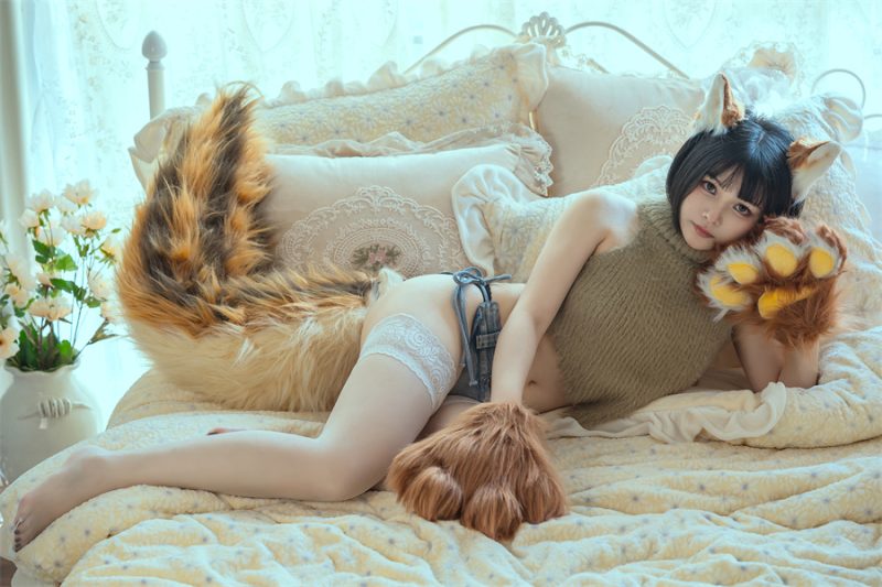 七月喵子巨婴芒果XO&双手下压COS神作，美到让人瞠目结舌-ACGAI艺图