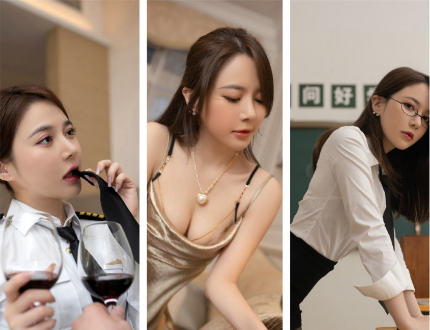 鱼子酱fish周慕汐全套摄影图片，2716秀人圣诞节最是吸引人-ACGAI艺图