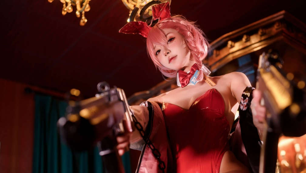 阿包也是兔娘cosplay碧蓝档案·美甘尼禄作品图包-ACGAI艺图