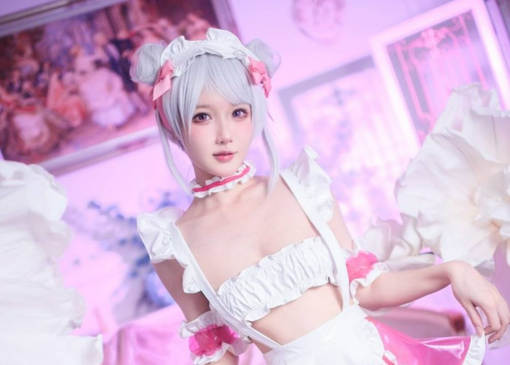 阿包也是兔娘cosplay七夕·粉粉女仆作品图集介绍-ACGAI艺图