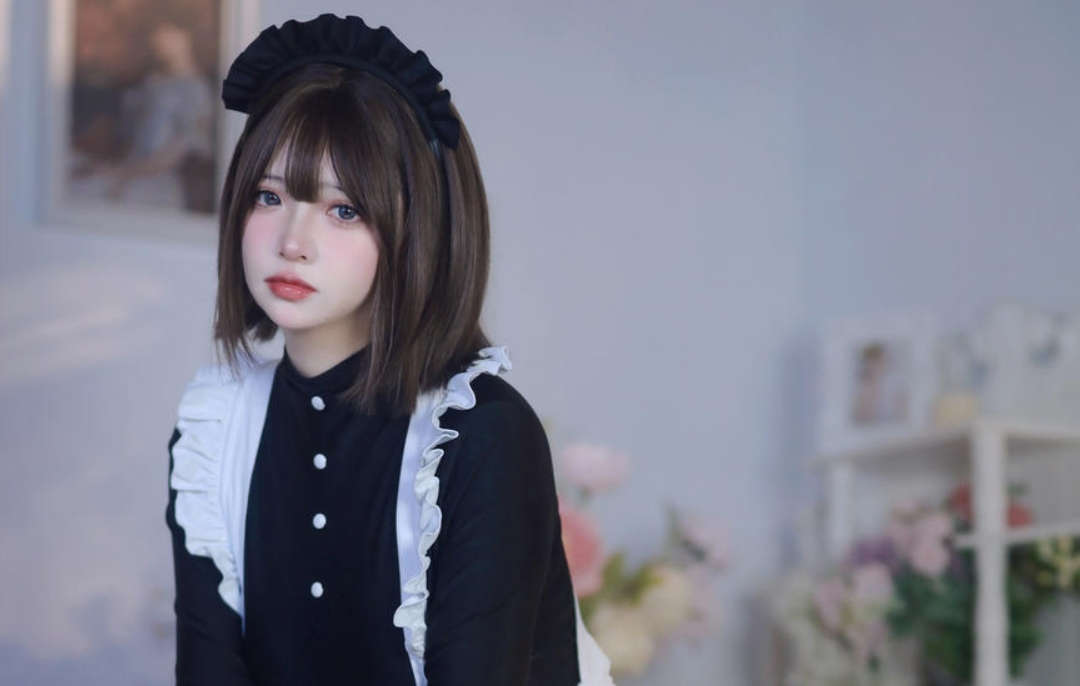 疯猫ss cos少女衣橱 连体女仆装图集介绍，甜美与魅力的结合-ACGAI艺图