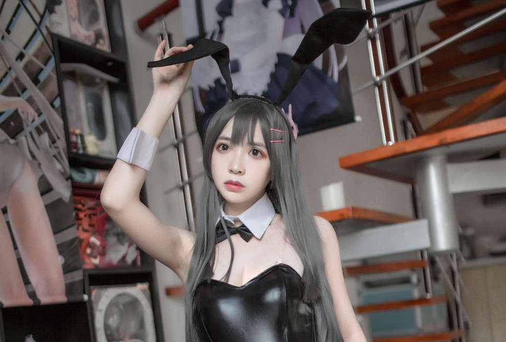 疯猫ss cos麻衣学姐写真合集，温柔与成熟，校园生活中的美好瞬间-ACGAI艺图