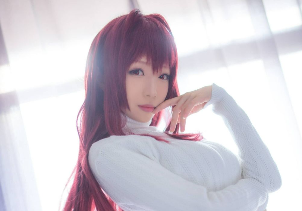 青青子JS cosplay FGO·斯卡哈毛衣图集作品介绍-ACGAI艺图