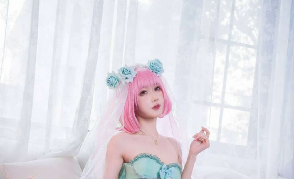 阿包也是兔娘cos梦梦·婚纱内衣作品图集介绍-ACGAI艺图