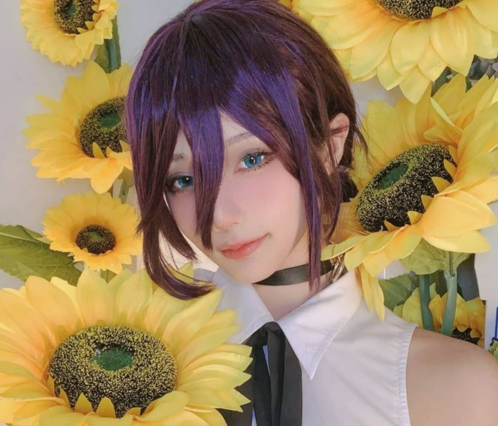 如月灰cosplay链锯人·REZE蕾塞作品图集大全-ACGAI艺图