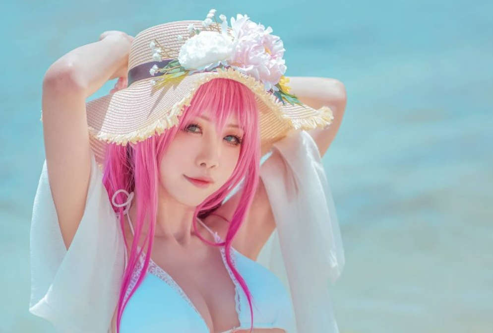 水淼Aqua cosplay碧蓝航线·絮库夫泳装图集作品介绍-ACGAI艺图