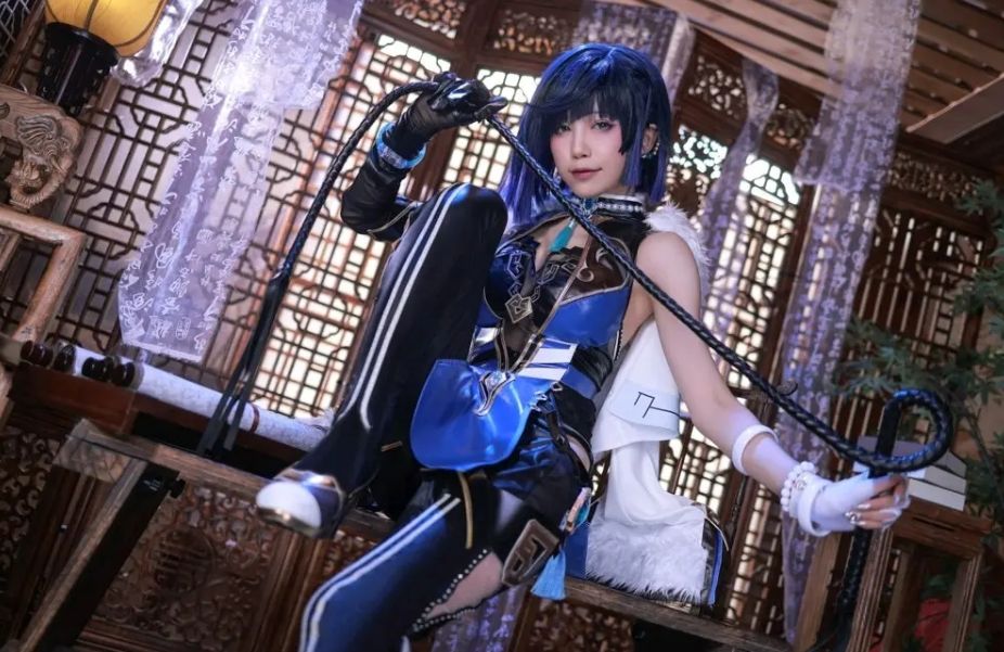 水淼Aqua cos Fantia系列·镇海 & 夜兰图集作品-ACGAI艺图
