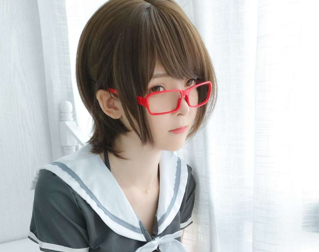 一小央泽早安学妹cosplay作品，清晨的第一缕阳光带给你满满的元气-ACGAI艺图