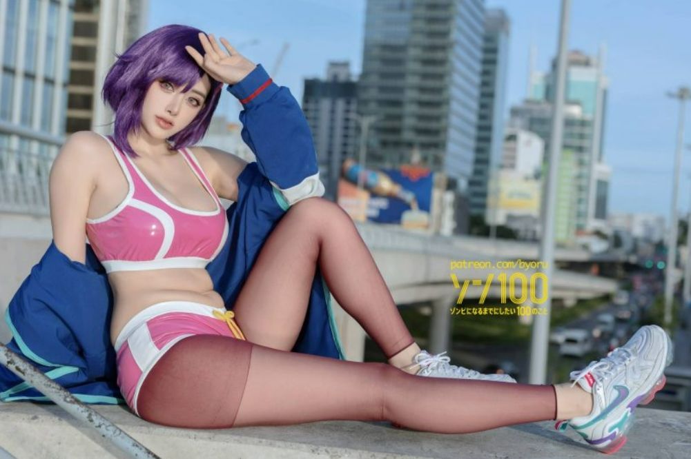 Byoru cosplay僵尸百分百·三日月闲图集作品-ACGAI艺图