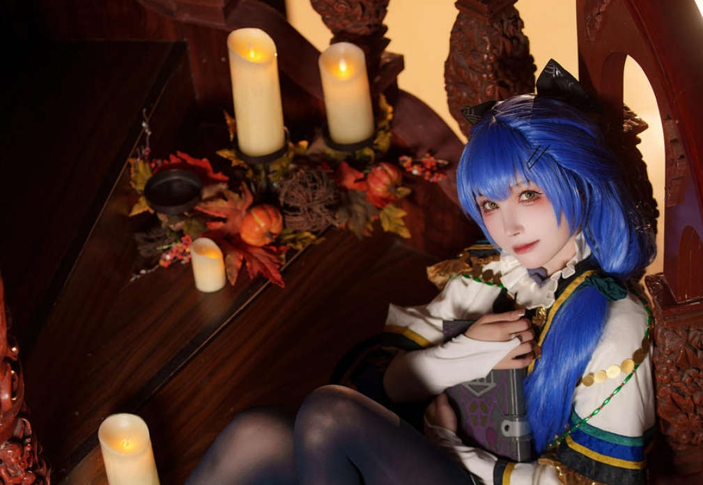 一千只猫薄禾cos 魔女 安洁作品图集，魔法世界的独特角色-ACGAI艺图