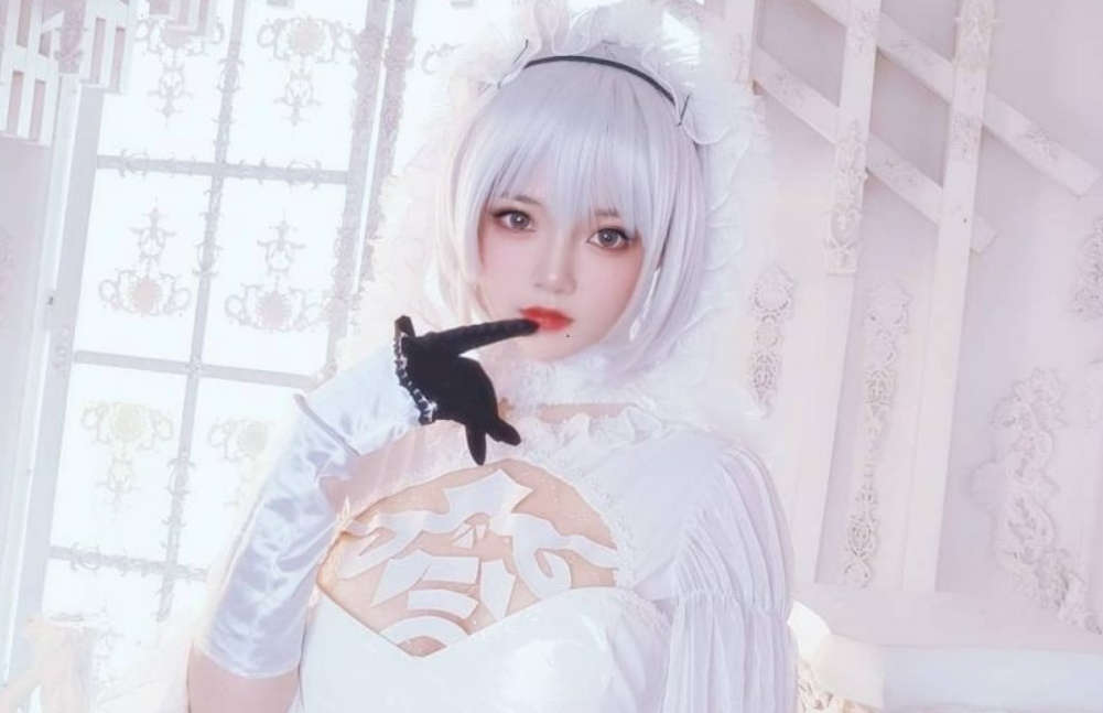 桜桃喵cosplay尼尔机械纪元·2B花嫁图集作品介绍-ACGAI艺图