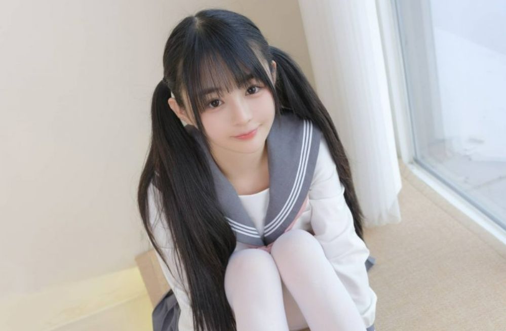 桜井宁宁(宁宁子同学)cos JK系列·白色丝袜图集作品-ACGAI艺图
