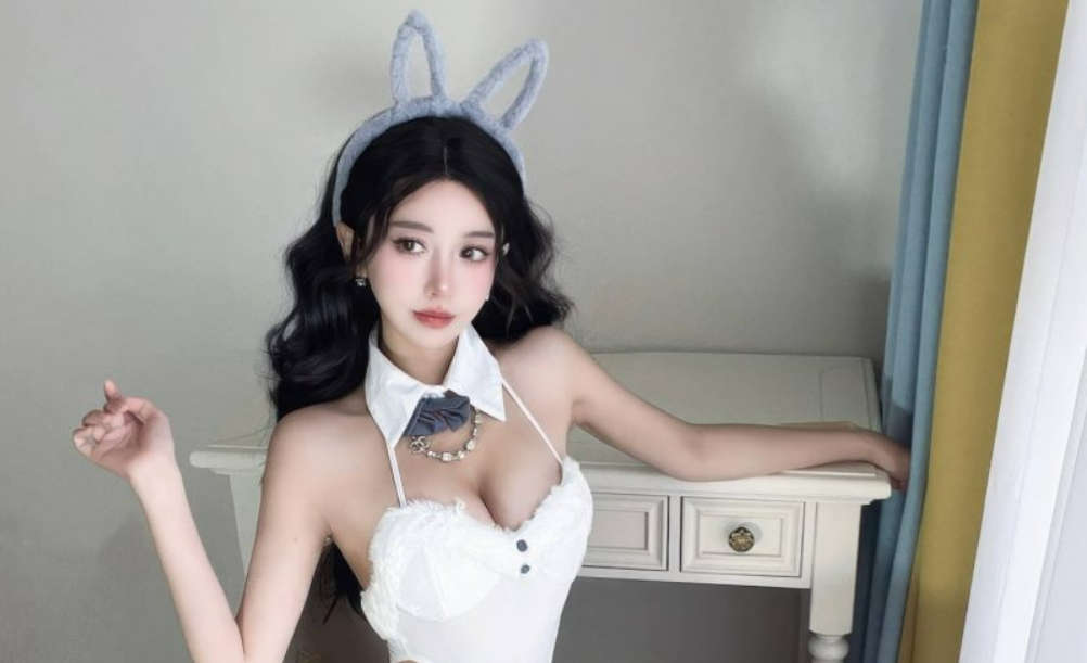 过期米线线喵(米线线sama)cos兔女郎·失落兔兔图集作品-ACGAI艺图
