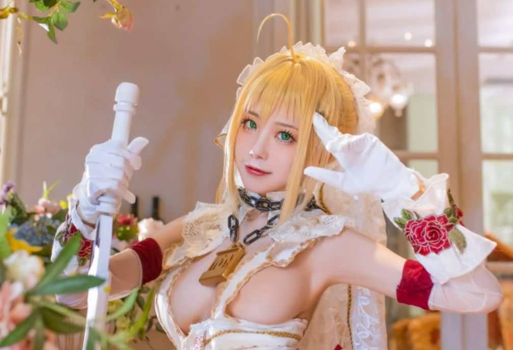 水淼Aqua cos FGO·尼禄&玉藻前图集作品介绍-ACGAI艺图