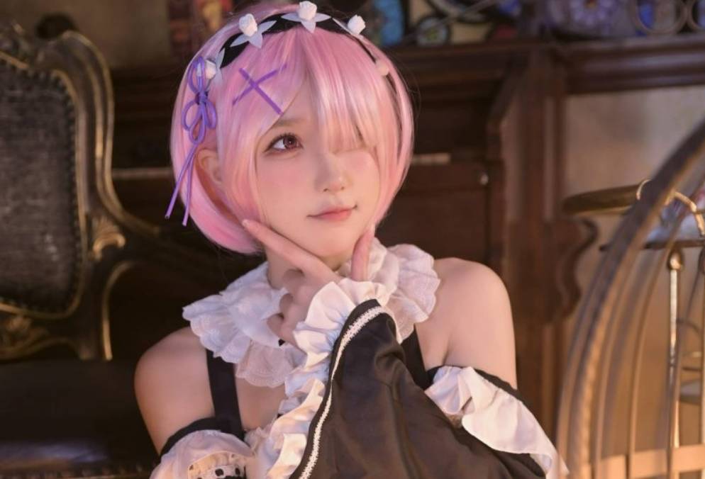 阿包也是兔娘cos 《Re：ZERO》·拉姆女仆作品图集-ACGAI艺图