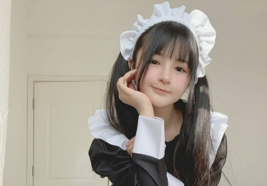 桜井宁宁(宁宁子同学)cosplay双马尾·丝袜女仆图集作品-ACGAI艺图