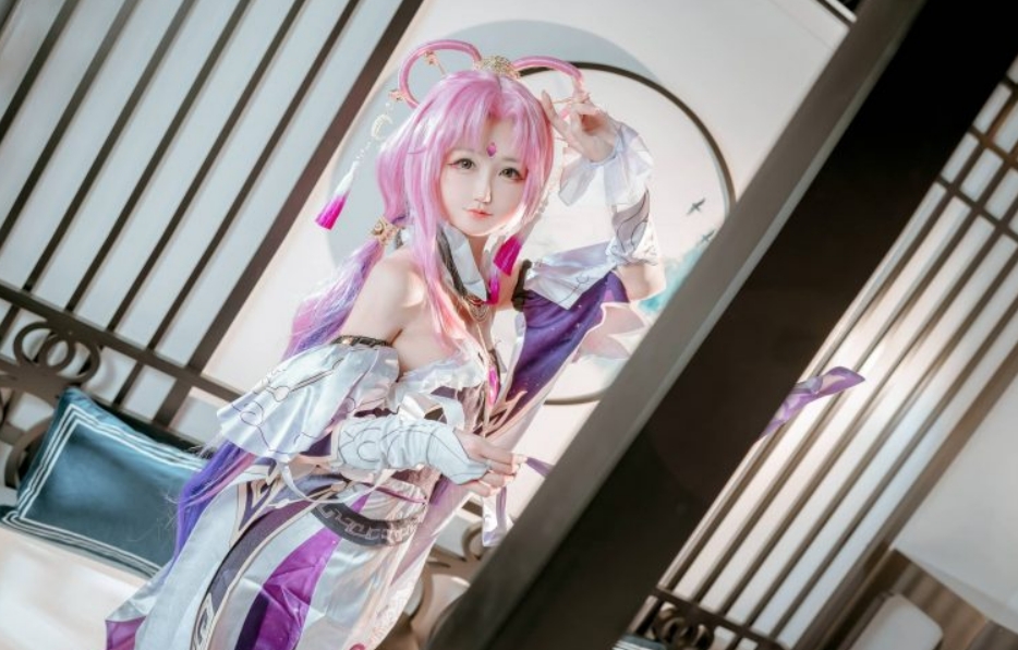 Kuuko W cos崩坏：星穹铁道》·符玄作品图片,用才华诠释角色的魅力-ACGAI艺图
