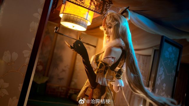 沧霁桔梗cos作品 | 沧霁桔梗在《原神Impact》cos凝光-ACGAI艺图
