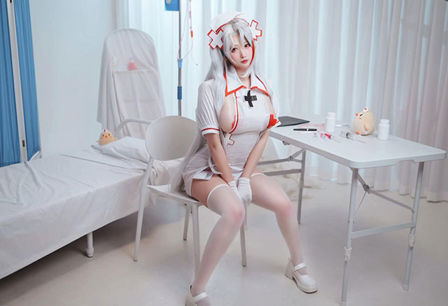 念念_D cos 超级性感的“护士版”欧根亲王 [念念_D cos 图集]-ACGAI艺图