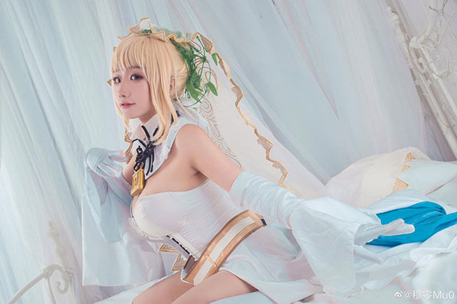 coser@穆零Mu0在《Fate/Grand Order》化身“红saber”尼禄-ACGAI艺图