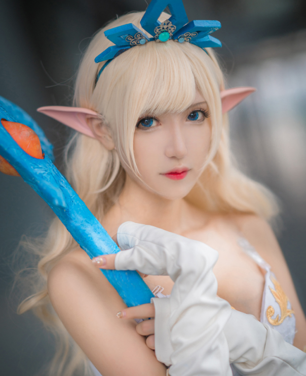 腐团Ciel cos “风暴女神”迦娜 [coser@腐团Ciel cos 作品]-ACGAI艺图
