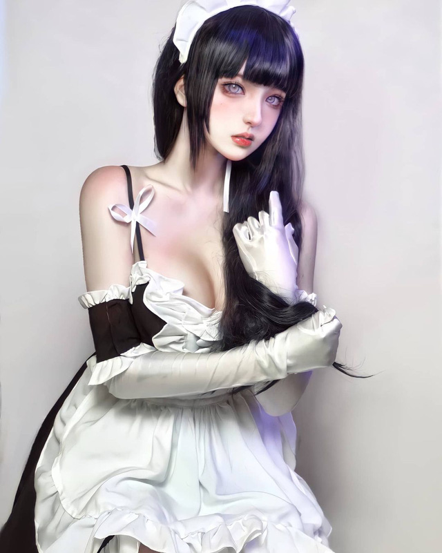 coser@啊川_Azey在《火影忍者》化身漩涡鸣人的妻子日向雏田-ACGAI艺图