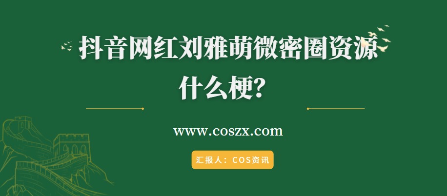 抖音网红刘雅萌微密圈资源什么梗？-ACGAI艺图