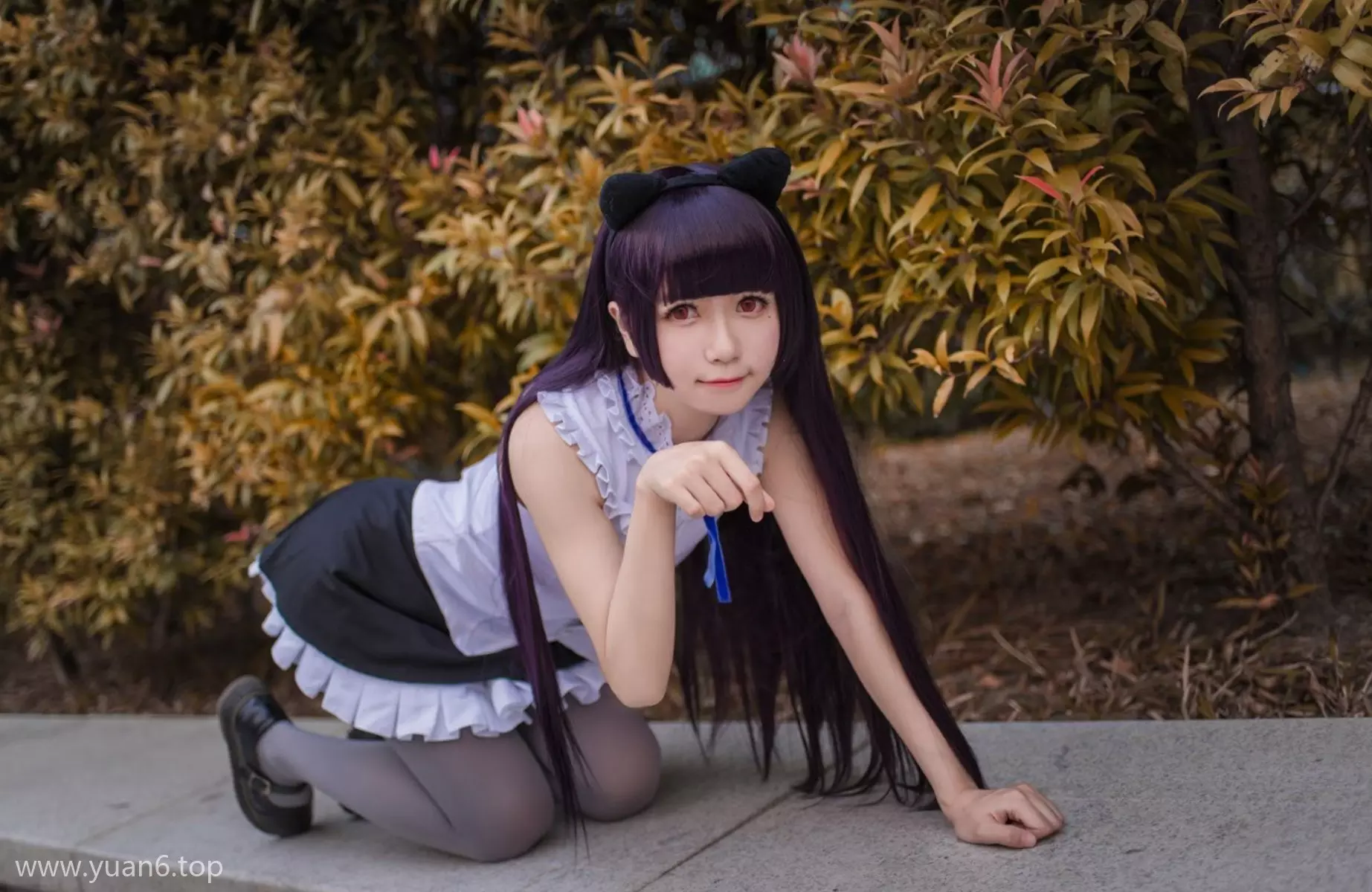 美图欣赏丨Coser白金Saki-JK美丝校服cos精美图集-ACGAI艺图