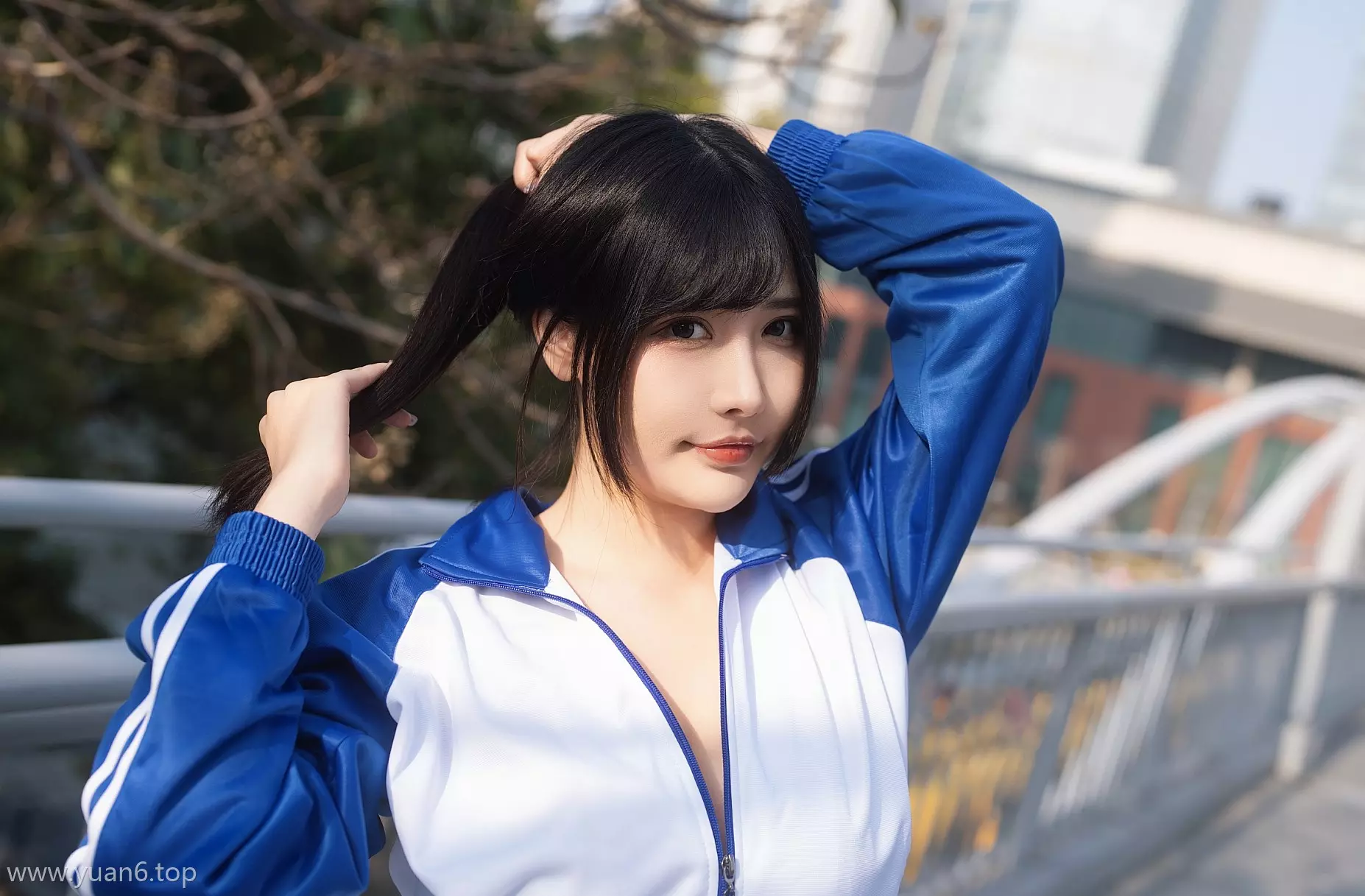 美图欣赏丨Coser糖果果Candy-户外校服[142P-626.8M]-ACGAI艺图
