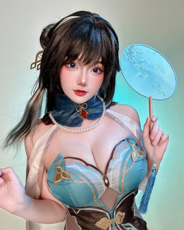 小鱼KIKO《崩坏：星穹铁道》阮·梅COS：性感与可爱的魔力-ACGAI艺图