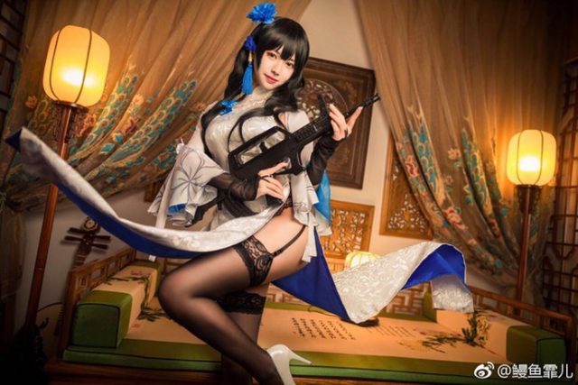 鳗鱼霏儿cos“旗袍版” 95式少女前线 [鳗鱼霏儿cos作品]-ACGAI艺图