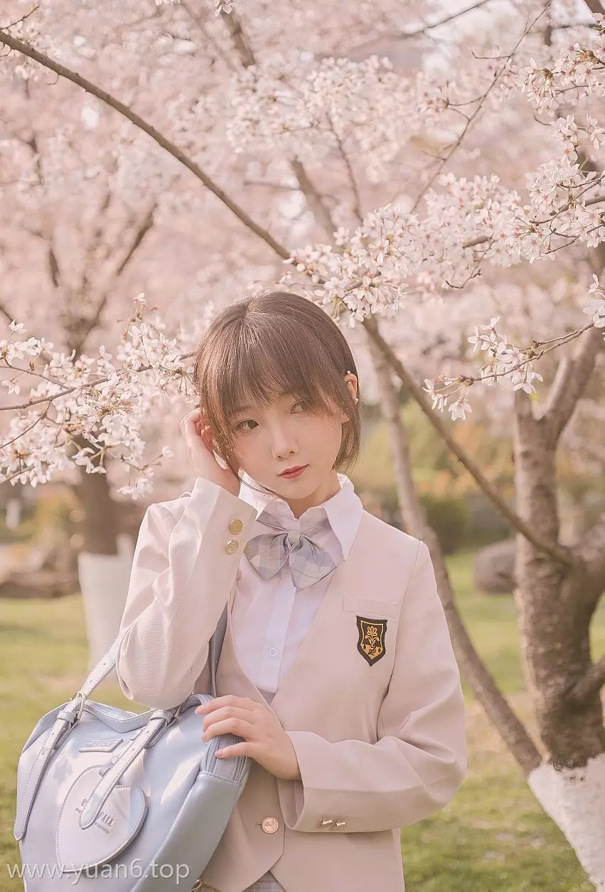 美图欣赏丨Coser名赖弥七(水野弥七)-樱花[14P-83MB]-ACGAI艺图