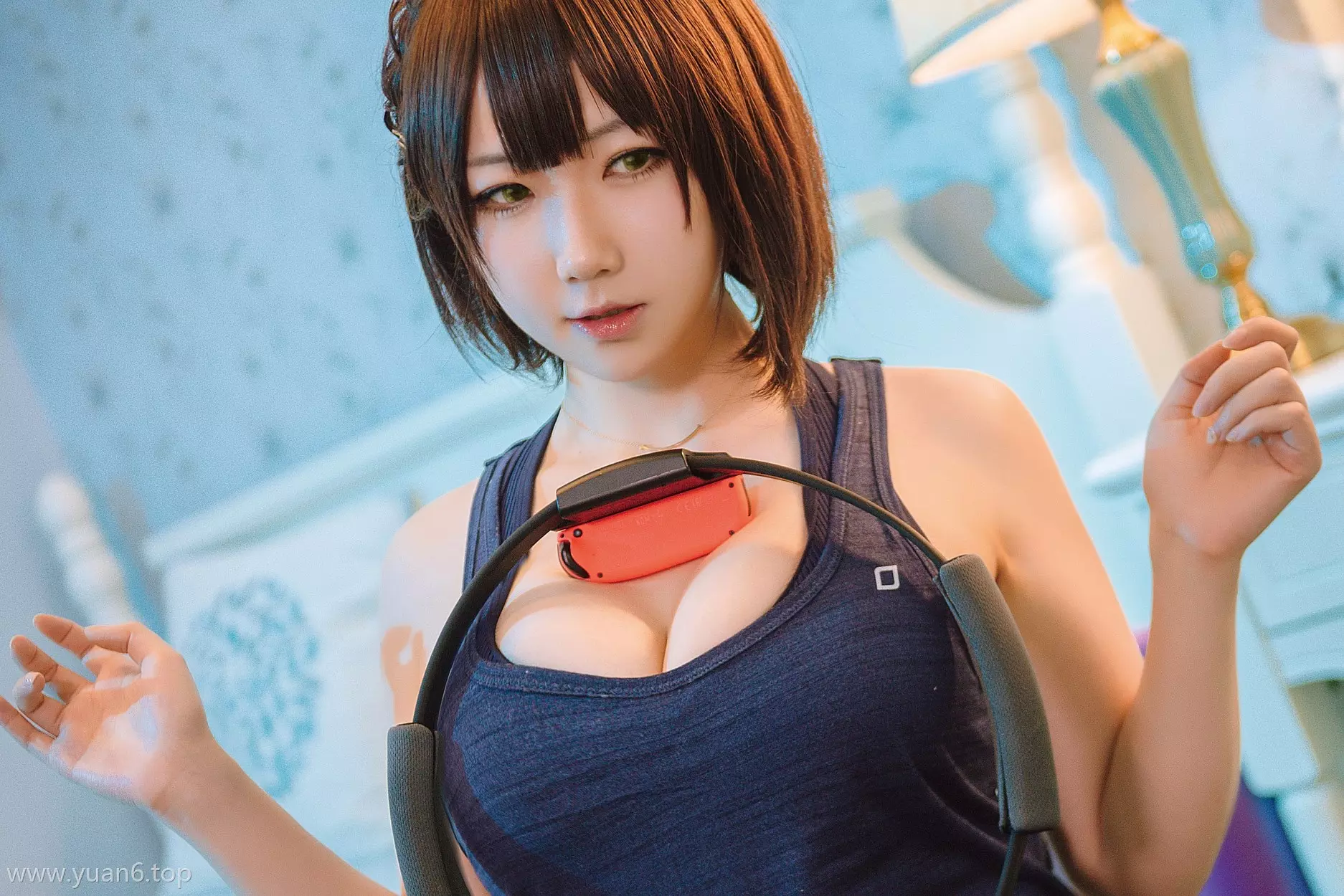 美图欣赏丨Coser是本末末-健身环运动套装[30P-209M]-ACGAI艺图