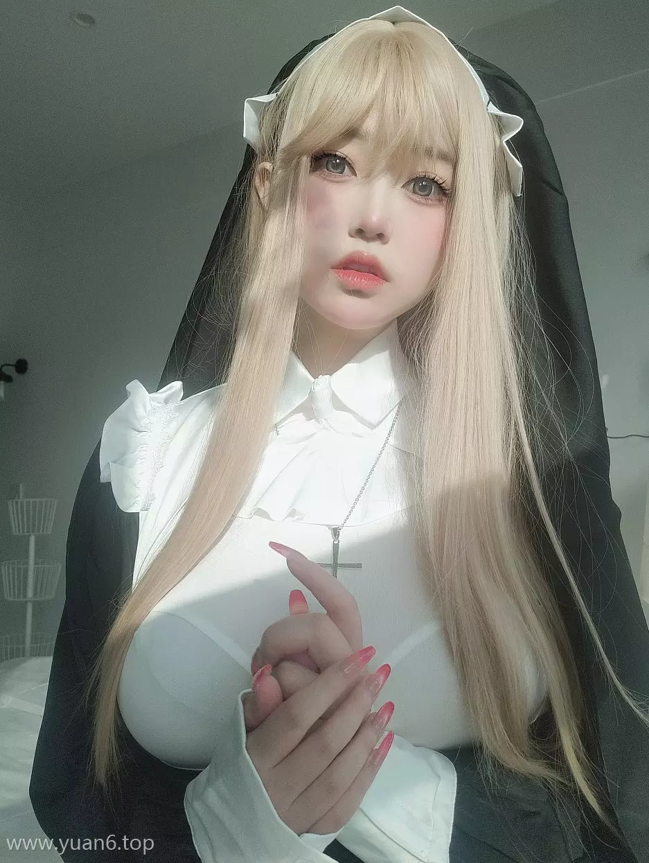 美图欣赏丨Coser女主K全部图片集之修女分享-ACGAI艺图