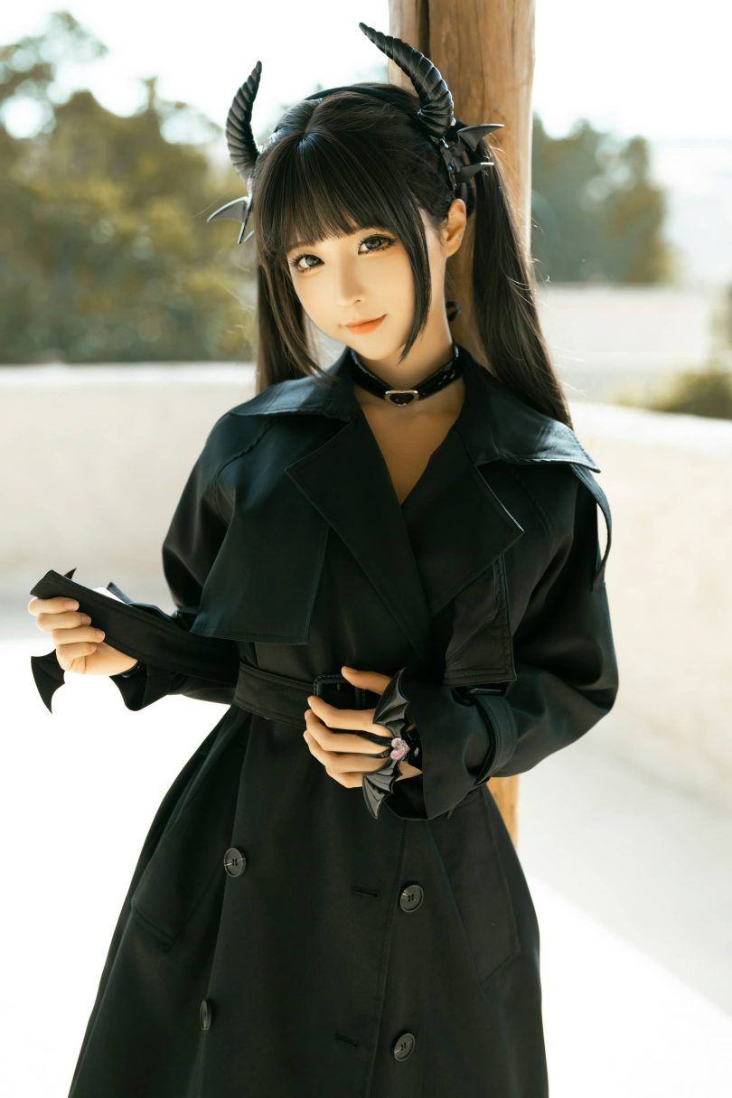 蠢沫沫独特的COSPLAY，展现神秘迷惑的魅魔之美-ACGAI艺图