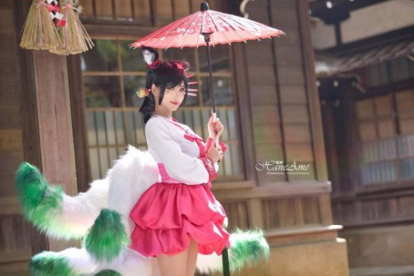 雨波_HaneAme cos《英雄联盟》阿狸，独特诠释九尾妖狐的魅力-ACGAI艺图
