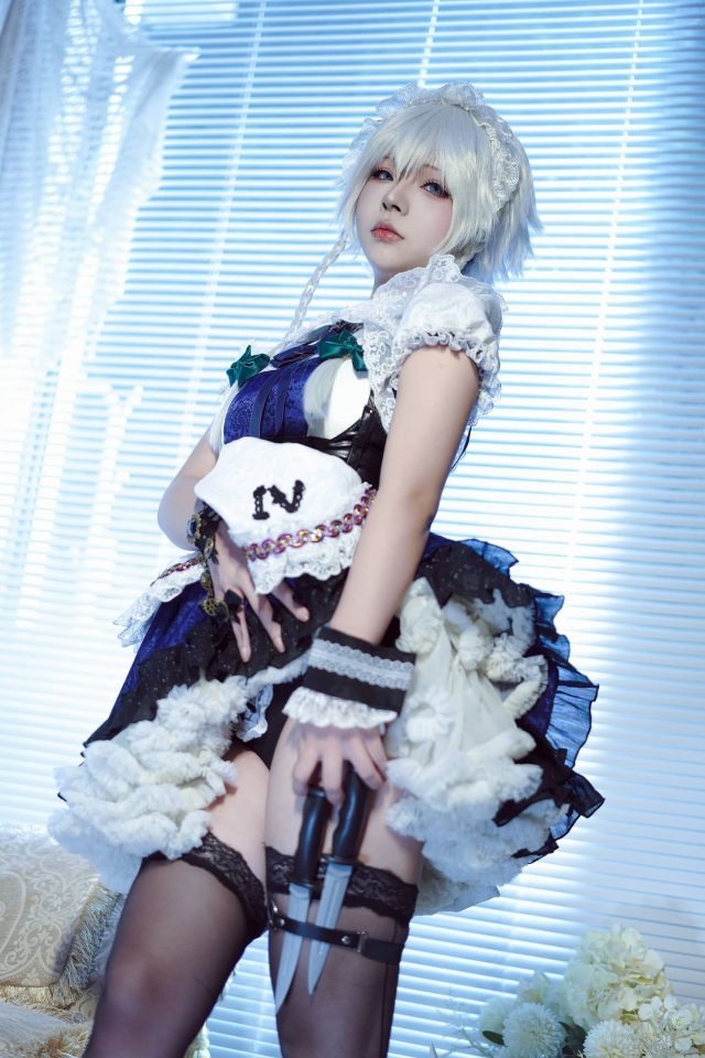 东方project唯美时刻：yuuhui玉汇的十六夜咲夜COSPLAY-ACGAI艺图