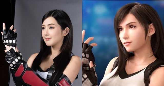 泰国coser@Bizcuitbeer在《最终幻想VII》变身可爱的蒂法-ACGAI艺图
