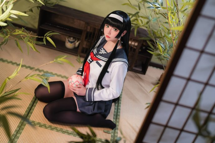 星之迟迟羽川莲见cos，二次元的画面中走入现实-ACGAI艺图