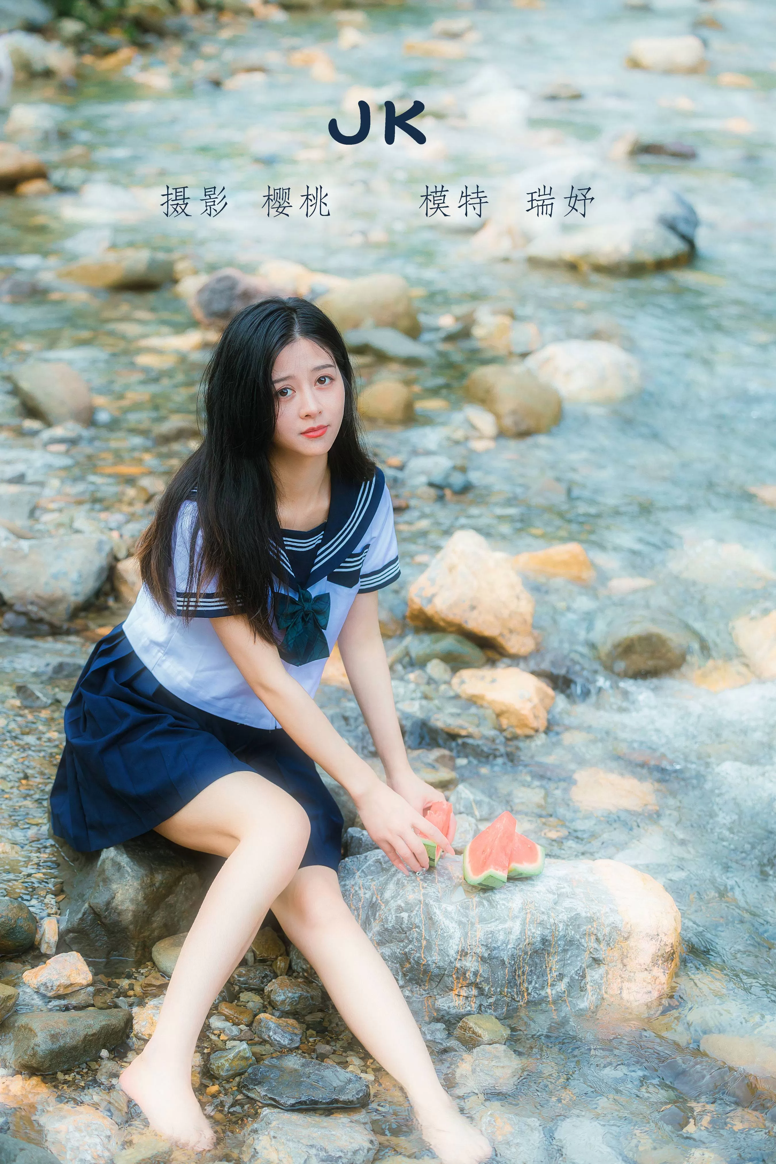 瑞妤《JK》 – YiTuYu艺图语喜欢夏天的光照风的气息蝉的鸣叫。-ACGAI艺图