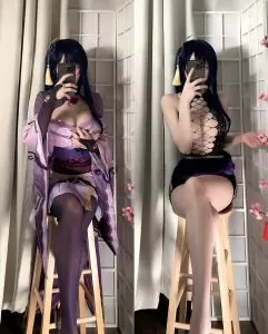 Lolaaa，这位神秘狐媚的美女，不仅拥有火辣的身材，她的脸蛋也是超级吸引人！-ACGAI艺图