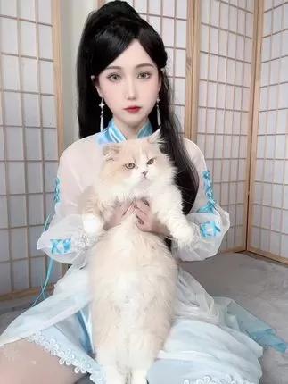 不呆猫(不槑猫)《红毛衣 X 知性姐姐》优美姿态呈现在镜头前！-ACGAI艺图