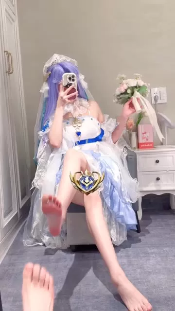 G44不会受伤超迷人动漫博主作品资源写真集芙洛伦白情等作品欣赏，G44不会受伤cos《蔚蓝档案》飞鸟马时性感与可爱的魅力共舞-ACGAI艺图