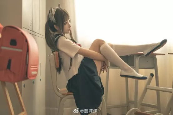 蠢沫沫放学后cos欣赏，连一向正直的我也。。。！-ACGAI艺图